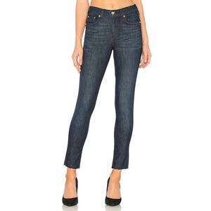 RAG&BONE High Rise Ankle Skinny Jeans in Tonal River Wash